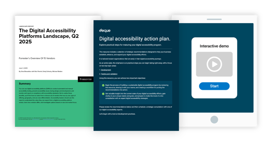 Thumbnail images of the Forrester Landscape and Action Plan